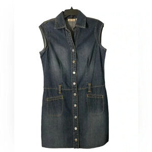 FADED GLORY | Women’s Denim Blue Jean Dress Missy Size 10